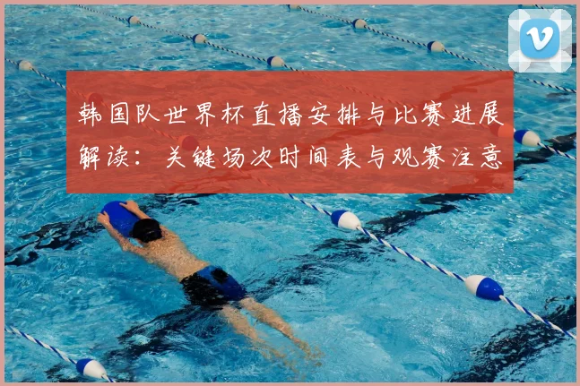 韩国队世界杯直播安排与比赛进展解读：关键场次时间表与观赛注意事项